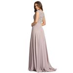 Mac Duggal 20264 Appliqued Cap Sleeve Bodice Flowy Gown Vtg Lilac Size 18 $598 Photo 2