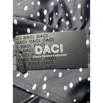 DACI Classic Fashion Collection Black White Polka Dot Square Neck Mini Dress L Size L Photo 5