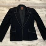 Anne Klein Black Vintage 1970s 100% Wool Women’s Blazer with Peak Lapels Size 4 Photo 5