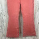 NWT Risen Remington Patch Pocket High Rise Flare Jeans size 9/29 Coral Faded Red Photo 6