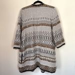 Chico's Chico’s Open Front Mixed Textured Knit Cardigan Sweater Jacket ~ Size 2 Photo 1