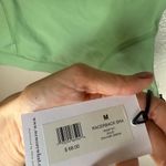 We Wore What NWT  Racerback Bra Top High Neck Fair Green Size M Photo 3