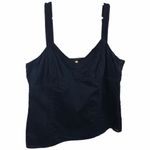Ann Taylor  Loft Navy Blue V-Neck Tank Photo 1