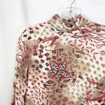 Bobbie Brooks Large Top Turtleneck Christmas Novelty Stocking Poinsettias 366 Red Photo 3