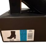 DKNY Women's Black Faux Suede Ankle Booties Size 10 Casual Block Heel Photo 6