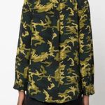 Equipment Scarab Camo Green Multi Slim Signature Silk Shirt Photo 2