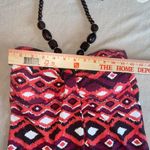 Vanity long tank top dress beaded neck Y2K 2000s boho size small Y2K beach Red Photo 3