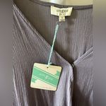 Umgee  Women’s size medium NWT long sleeve romper crochet accents Photo 5