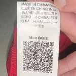 SheIn Red Velvet Bodycon Dress Long Sleeve Ruched V-Neck Holiday Party Size L Photo 6