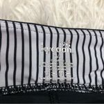 Kyodan Striped Pleated Athletic Skort Skirt Black White Large Photo 2
