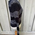 Hang Ten  Black & Gray Striped Cotton Blend Sweater Size L Photo 2