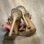 Jimmy Choo  Women's Snakeskin Sandals - Brown 36.5 / 6 Photo 2