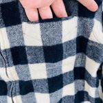 Ralph Lauren Womens L Buffalo Plaid Shacket Black and Ivory Full Zip 100% Wool Size L Photo 5