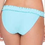 The Cove Salt +  Juniors' blue Smocked Bikini Bottom Photo 1