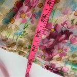 Bytimo Floral Smocked Chiffon Dress Sz M Yellow Size M Photo 6