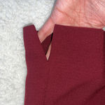 Gerard Darel  Lace Detail Shift‎ Dress Burgundy Size 40 (US 8) Photo 6