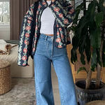 Free People Chloe Quilt Floral Jacket Photo 0