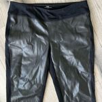 Soma  Smoothing Faux Leather Front Ponte Legging | Black | Small Regular Photo 3