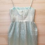 Lovers + Friends {L} NWT As If Mini Dress Electric Blue Metallic Sparkle Shimmer Photo 2
