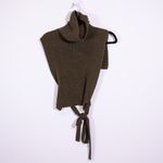 Baum Und Pferdgarten Laura Wool Blend Ribbed Knit Sleeveless Turtleneck Sweater Photo 0