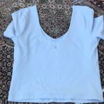 Lululemon  align short sleeve blue top Photo 5