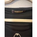 Roberto Cavalli  Red and Black Long Sleeve Silk Dress Photo 10