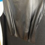 Lafayette 148  NY!Genuine Leather & Wool Dress Photo 5