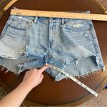 Abercrombie & Fitch Abercrombie & Fitch The Boyfriend Mid Rise Denim Cutoff Jean Shorts size 32/14 Photo 5