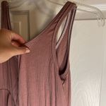 Fauxgerty Mauve Nonna Ribbed Midi Tank Dress Size M Photo 9
