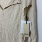 Nation Ltd NEW  100% Pima Cotton Long Sleeve Top Size Medium Pearl Ivory Harlow Photo 1