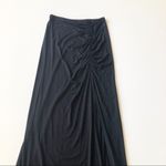 Weston Wear High Slit Maxi Knit Skirt Black Size XS Photo 2
