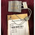 Nordstrom Rack NWT Dual Nature ribbed dress in wine from size large Photo 10