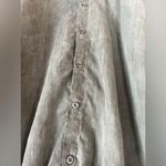 Buttons Standard Grace Olive green long sleeve blouse with back size Xl Photo 3