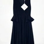 Elliatt Revolve Rapture Black Ruffle Trim V-Neck Dress Size Small NWT Photo 7