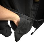 Mondi Fashion Vintage Black Belted Trench Coat Buckle Sleeve Jacket Womens Small Photo 8