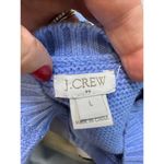 J.Crew  factory light blue chunky crewneck cotton knit sweater size large Photo 3