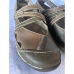 🩰 Romika Strappy Mary Janes‎ Tan Brown Leather Size 37 Stitched Details Photo 4