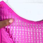 Lululemon  Hot Pink Workout‎ Tank Top Drawstring Athleisure Sleeveless, Small Photo 4