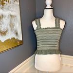 Chan Luu  Carolina smocked crop top Photo 3