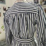 Madewell Shimmer Strip Cutout Midi Dress Photo 11