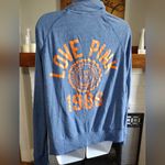 PINK - Victoria's Secret Victoria's Secret Blue Love Pink 1986 Sweatshirt Photo 1