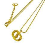 Christian Dior  Gold Plated CD Monogram Pendant Necklace w/ DIOR BOX, DUST BAG Photo 14