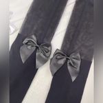 Cute Bow Decor Tights Sweet College JK Style Thin Stretchy Pantyhose‎ One Size Black Photo 10