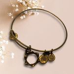 ALEX AND ANI Gold Tone Queen’s Crown Charm Bracelet- Rare & Discontinued Photo 0
