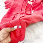 True Religion Authentic  Red Short Sleeve Zip Hoodie Sweater‎ Jacket Size Medium Photo 4