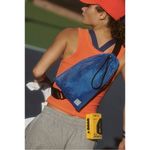 Free People FP Movement Mini Mesh Sling Bag in Lapis Royal Blue NWOT New Photo 6