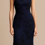 Rimini by Shaw Purple Sequin Halter Gown Size 6 Petite Photo 0