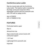 Comfortivia align Laina perforated black loafers nwob Black Size 6.5 Photo 1