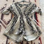Pretty Little Thing Snakeskin Romper Photo 0