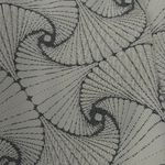 NWT Boutique Retro Silver Patterned Pants Sz S White Photo 4